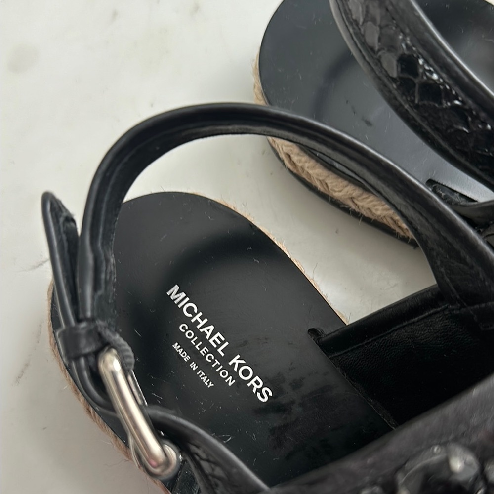 Michael Kors Black Embellished Sandals size 6 - Picture 2 of 7